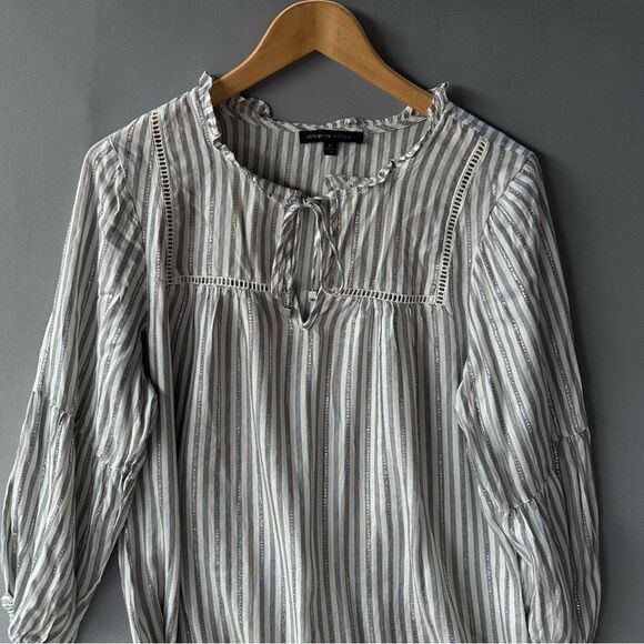 🎉5 for $45 🎉adrienne vittadini Top Blouse Shirt Size M - Picture 2 of 8